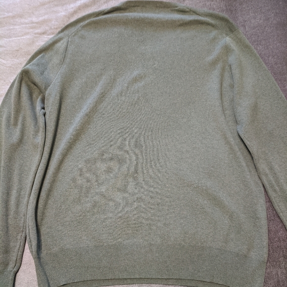 Polo Ralph Lauren v neck sweater sage heathered L - Picture 4 of 5